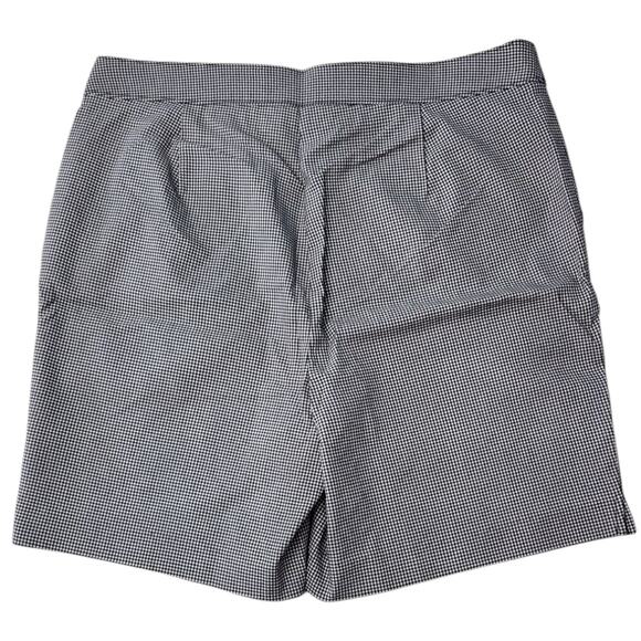 Rafaella Womens 7" Inseam Comfort Fit Stretch Short Black/White Size 16 - Picture 2 of 8